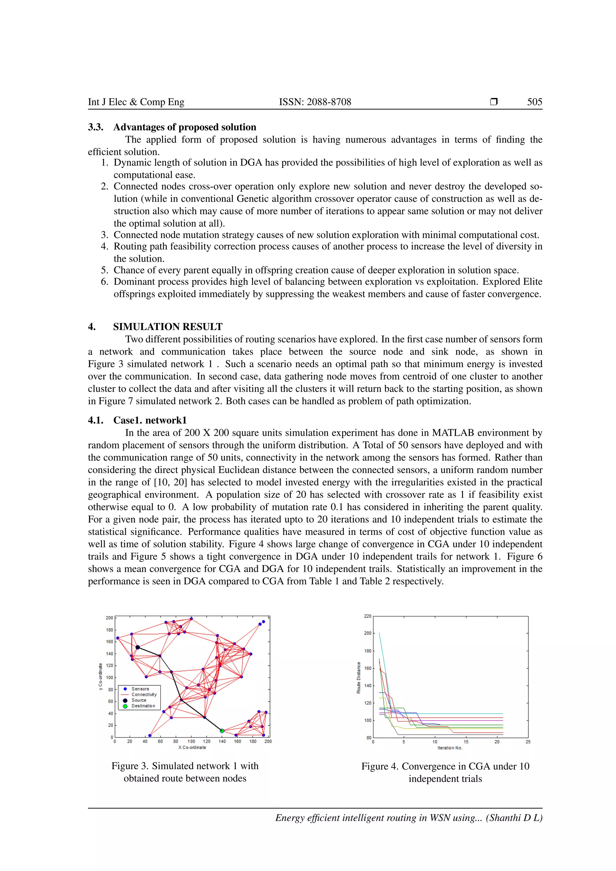 Energy efﬁcient intelligent routing in WSN using dominant genetic ...