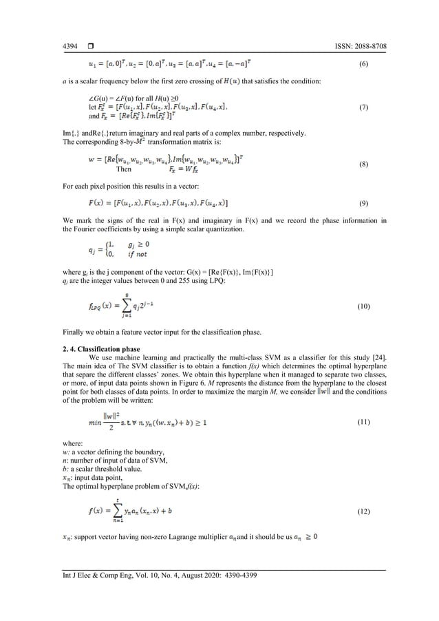 Texture classification of fabric defects using machine learning | PDF