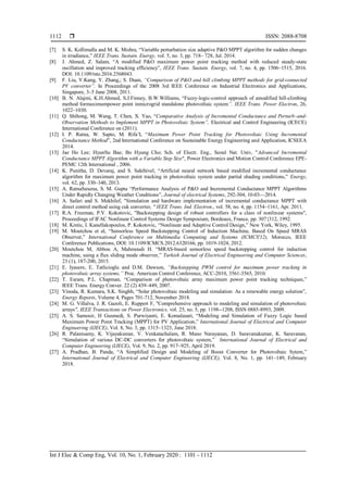  ISSN: 2088-8708
Int J Elec & Comp Eng, Vol. 10, No. 1, February 2020 : 1101 - 1112
1112
[7] S. K. Kollimalla and M. K. M...