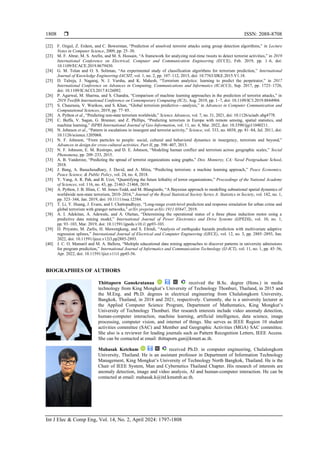 Predictive analysis of terrorist activities in Thailand's Southern ...