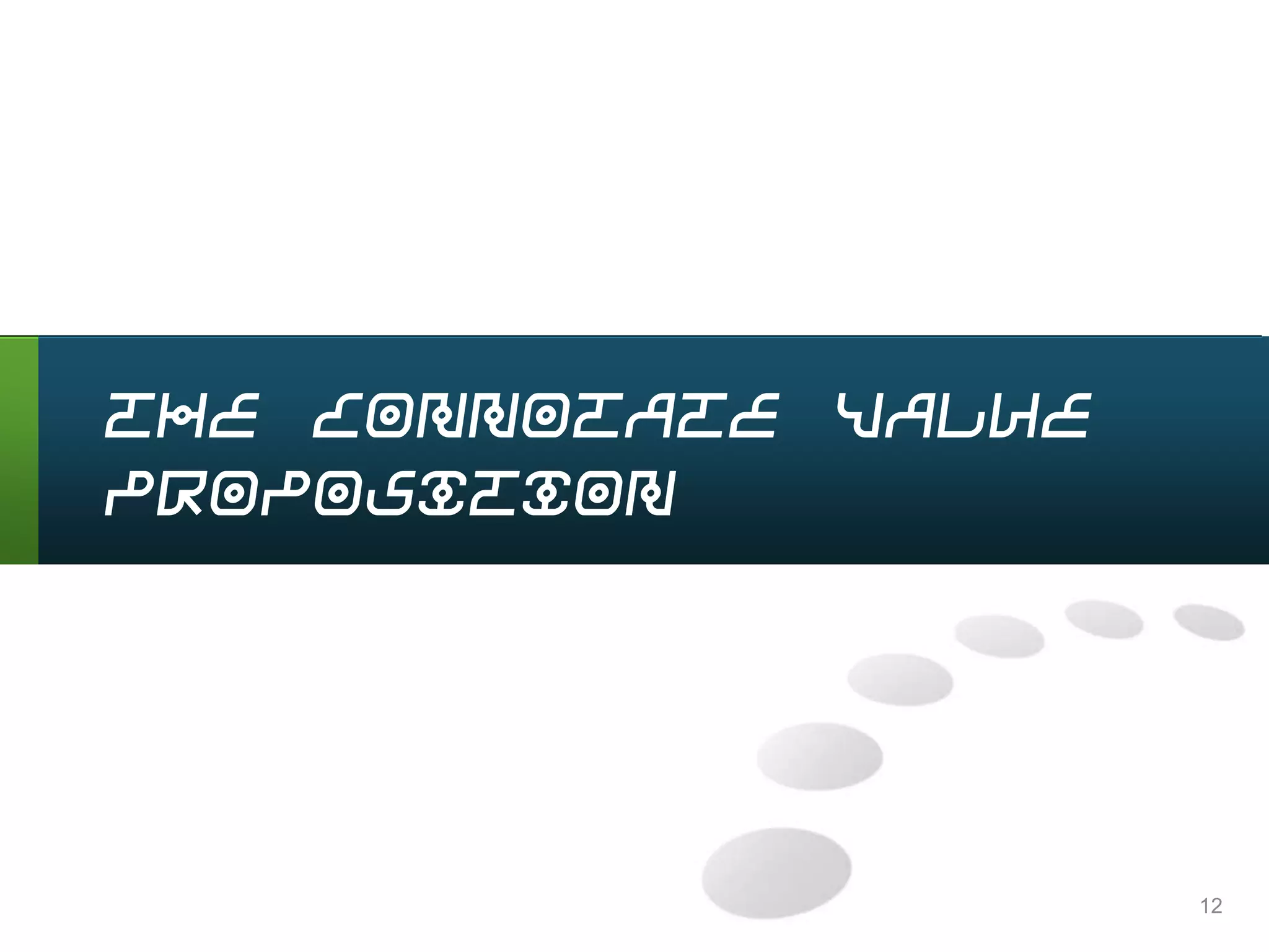 12
The Connotate Value
Proposition
 