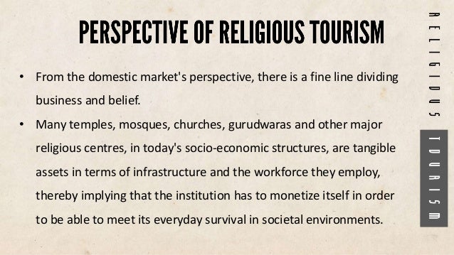 case study of religious tourism