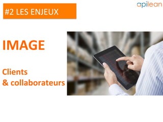 #2	LES	ENJEUX	
IMAGE	
	
Clients	
&	collaborateurs	
 
