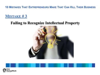 Failing to Recognize Intellectual Property
 