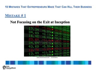Not Focusing on the Exit at Inception
 