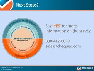 Predictive Talent Selection™ Suite Version 5 Release