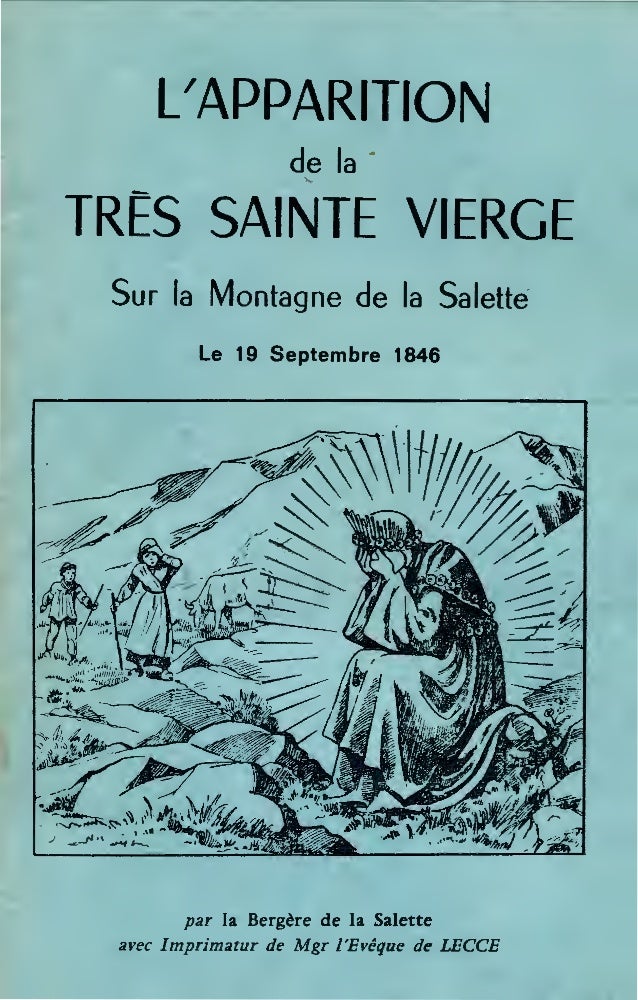 L'Apparition deLaTrèsSainteViergesurLaMontagnedeLaSalette1…