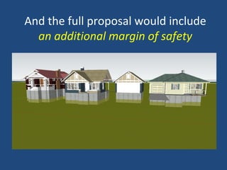 And the full proposal would include
an additional margin of safety
 
