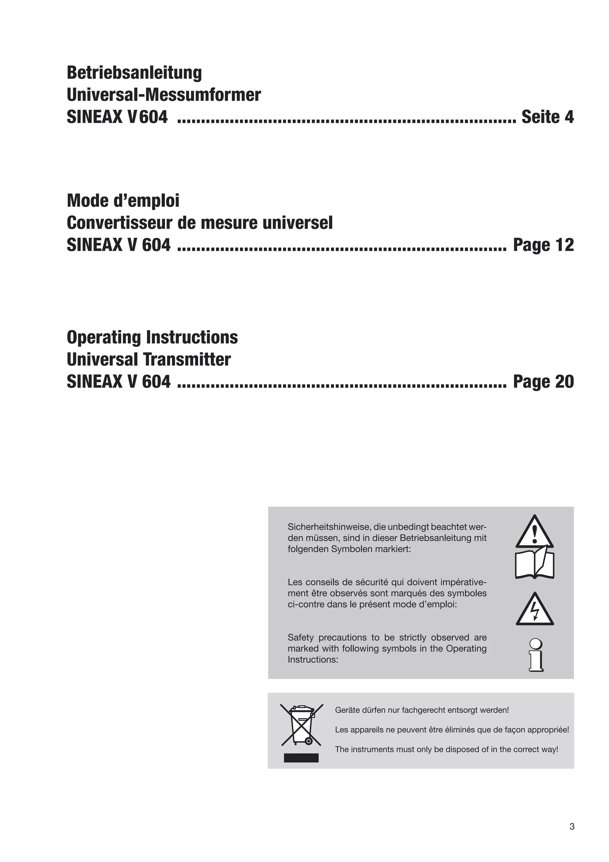 V604( Oreraring Manual)