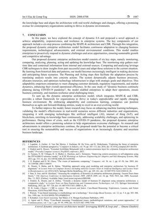 A novel dynamic enterprise architecture model: leveraging MAPE-K loop ...