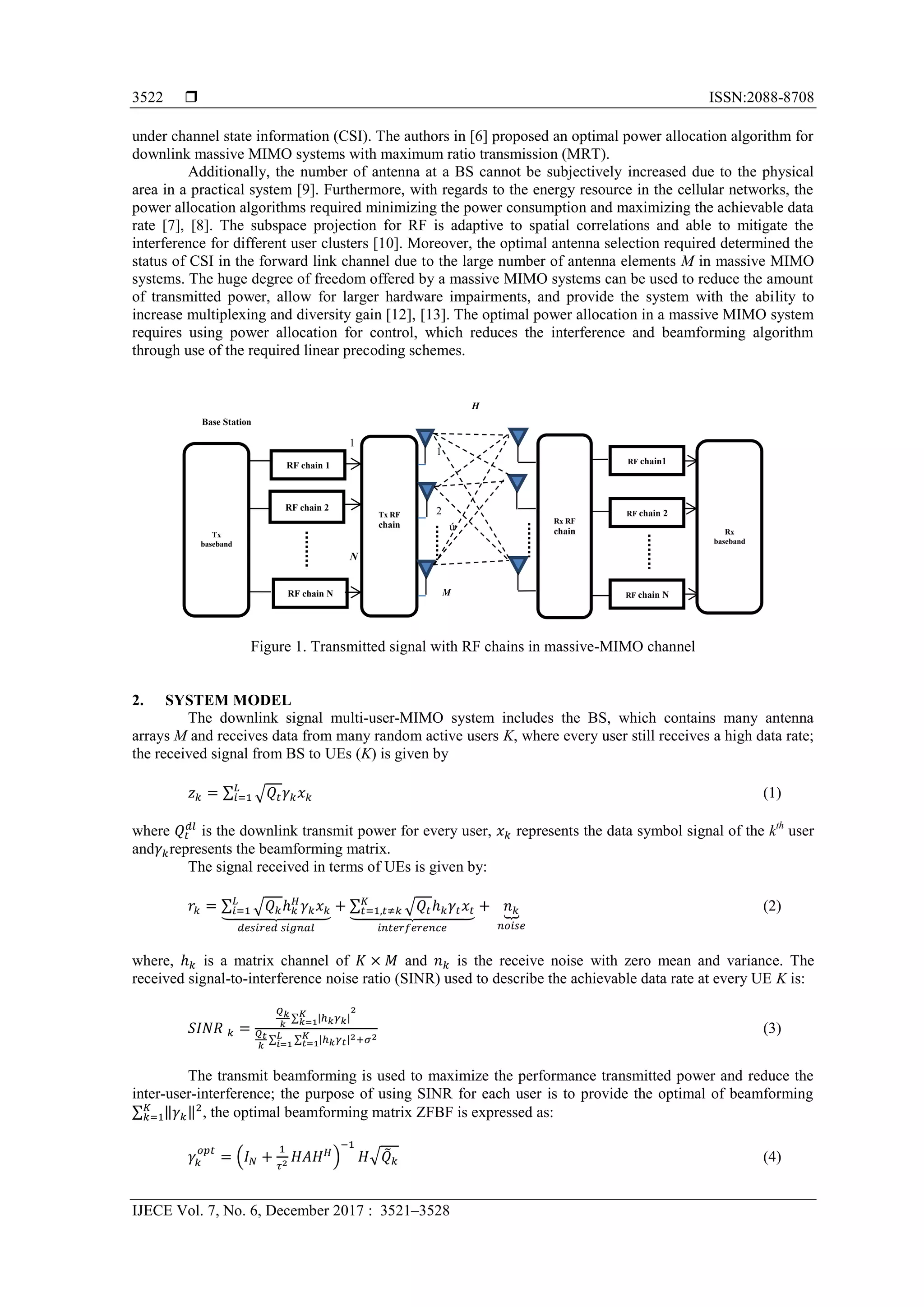 Adaptive Antenna Selection and Power Allocation in Downlink Massive ...