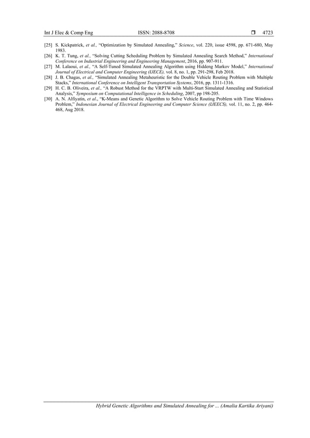 Hybrid Genetic Algorithms and Simulated Annealing for Multi-trip ...