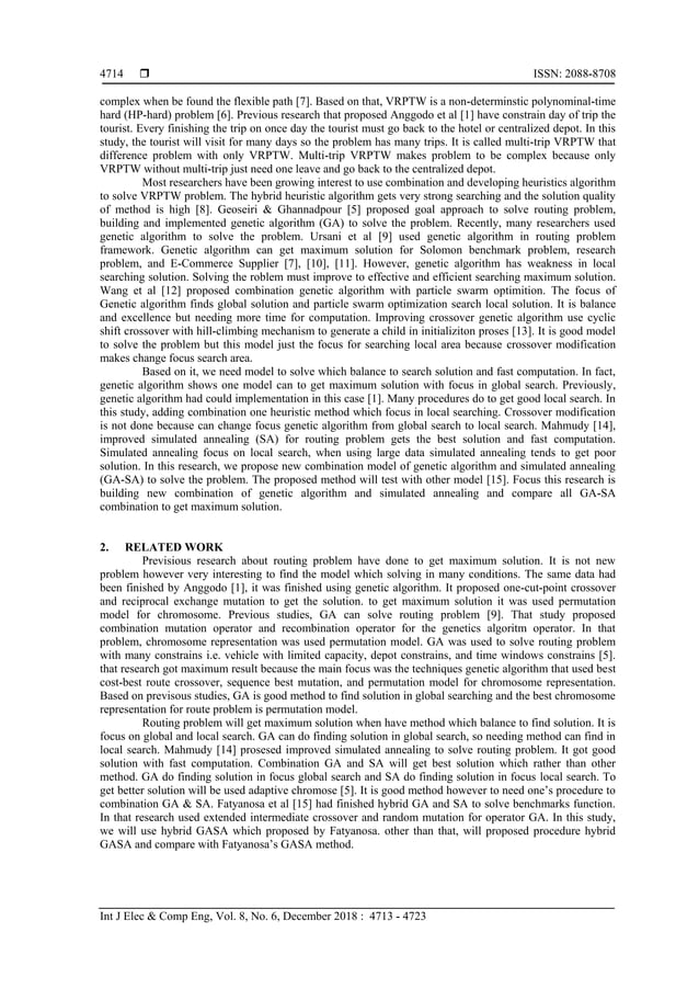 Hybrid Genetic Algorithms and Simulated Annealing for Multi-trip ...