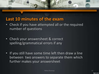 Exam preparation ( How to Study for Exams) | PPSX