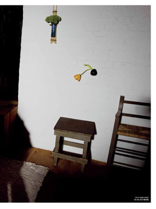 bette franke wears
top and skirt Miu Miu
 