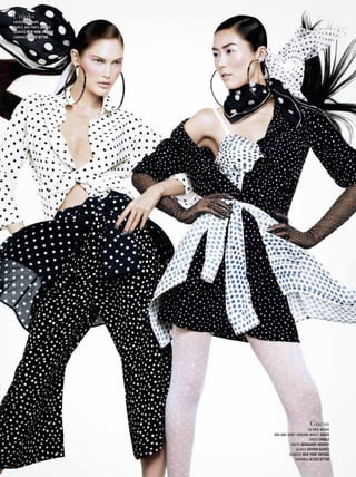 Uniqlo
catherine WearS
ShirtS and pantS Uniqlo
ScarveS new York Vintage
earringS alexis Bittar




                                                 Guess
                                                LiU Wen WearS
                           bra and Shirt (arOUnd WaiSt) gUess
                                                 dreSS Uniqlo
                                     tightS Berkshire hosierY
                                         gLOveS gaspar gloVes
                                    ScarveS new York Vintage
                                        earringS alexis Bittar
 