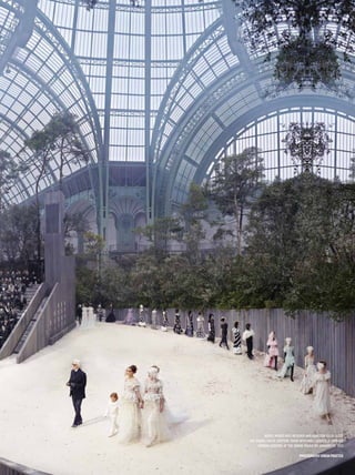Model brides Kati Nescher aNd ashleigh good close
the chaNel haute couture show with Karl lagerfeld (aNd his
     godsoN hudsoN) at the graNd Palais oN JaNuary 22, 2013

                               photography simon procter
 
