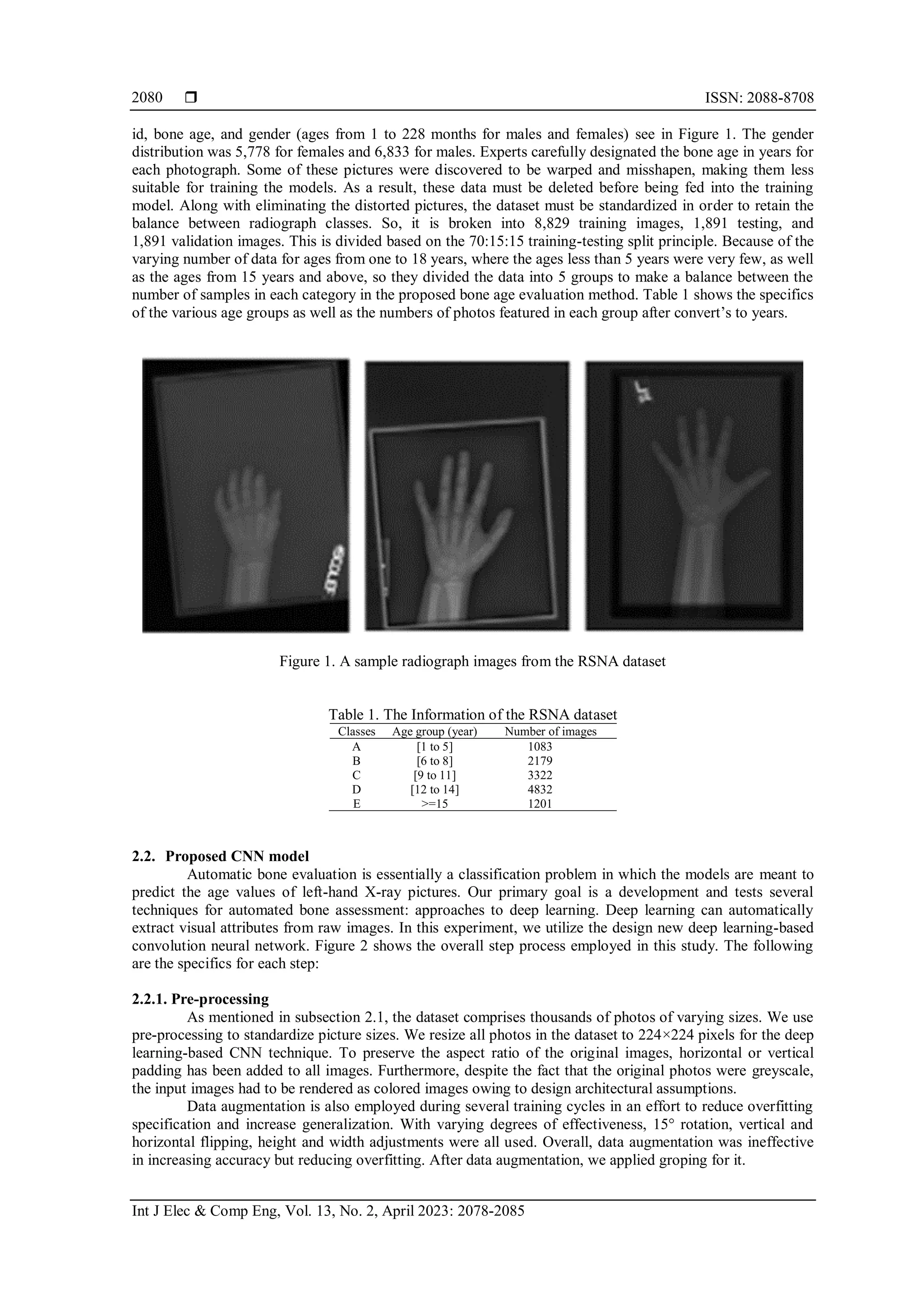 Bone age assessment based on deep learning architecture | PDF