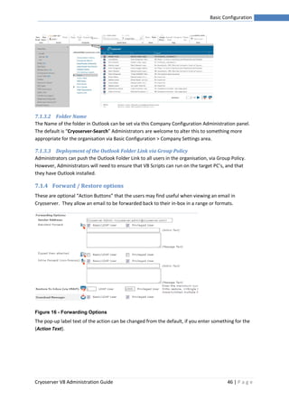 Cryoserver V8 admin guide | PDF