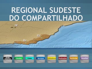 REGIONAL SUDESTE
DO COMPARTILHADO
 
