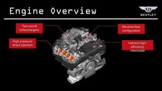 Twin-scroll   Reverse flow
     turbochargers   configuration


High pressure
                         Indirect high-
direct injection
                           efficiency
                          intercooler
 
