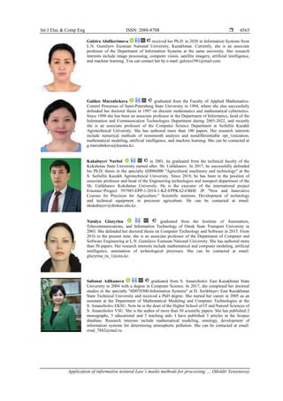 Application of informative textural Law’s masks methods for processing