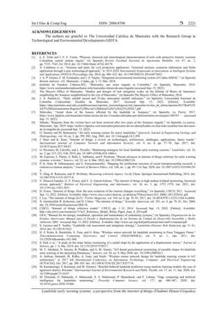 Landslide early warning systems: a perspective from the internet of ...