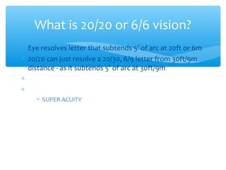 BEST PPT ON VISUAL ACUITY | PPT
