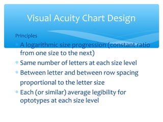 Logarithmic Visual Acuity Chart.pdf BEST PPT ON VISUAL ACUITY | PPT