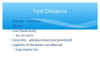 BEST PPT ON VISUAL ACUITY | PPT
