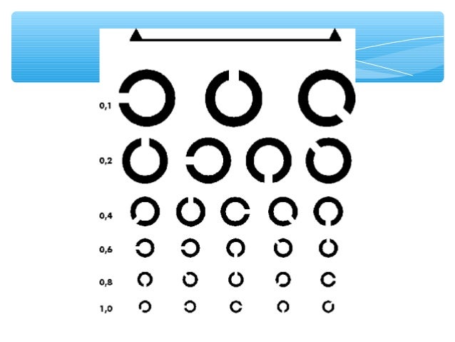 6 6 Vision Test Chart