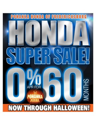 Virginia Honda Specials | Fredericksburg Honda Dealer