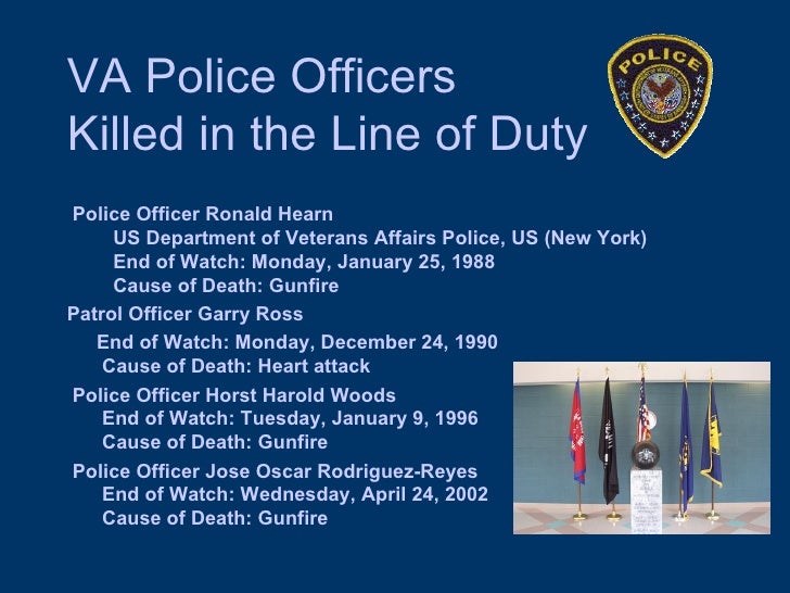 va workplace violence veteran affairs police department