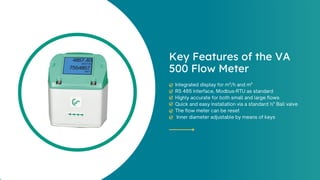 VA 500 - Flow Meter for Compressed Air and Gases | PDF