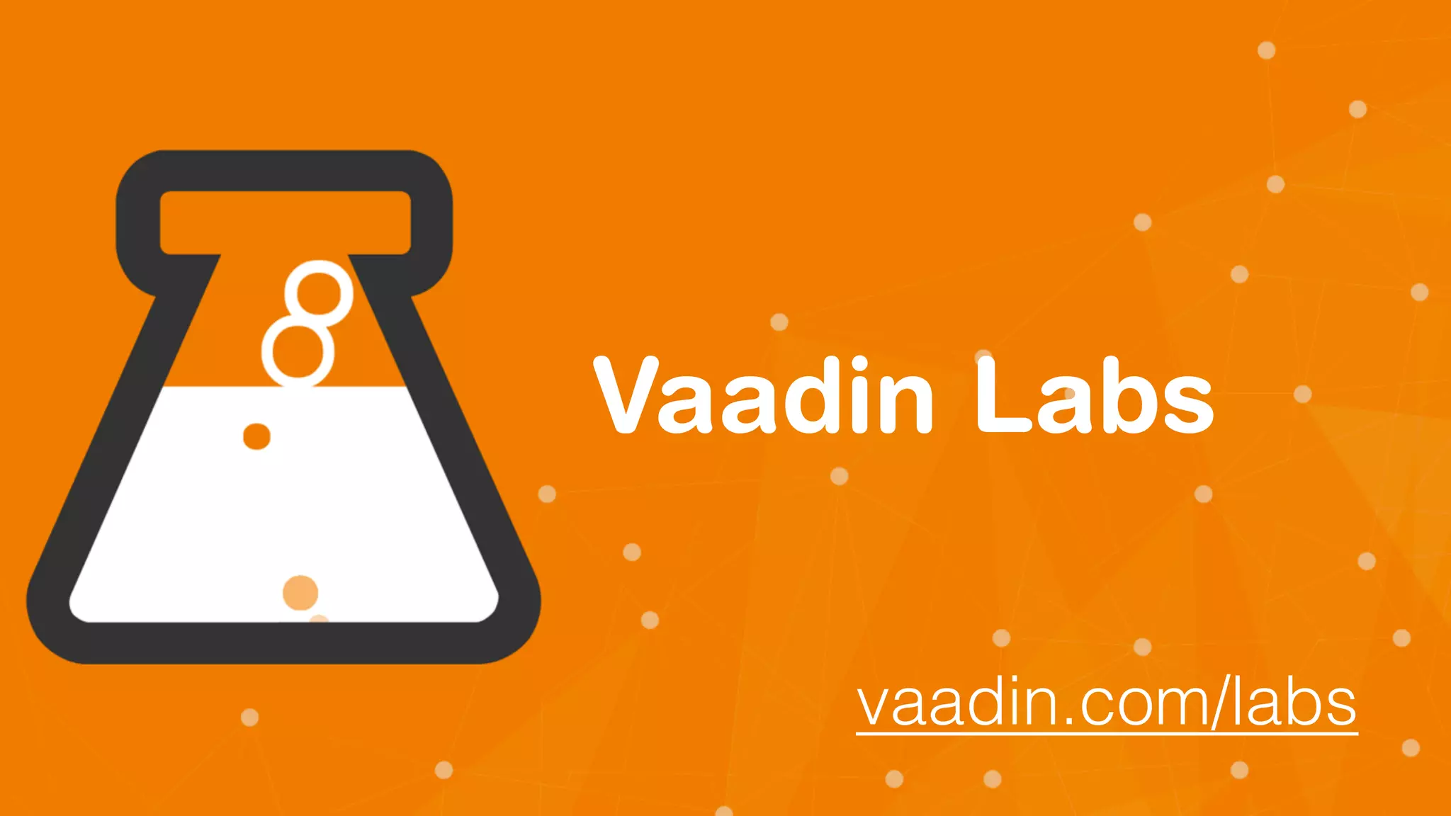 Vaadin Labs
vaadin.com/labs
 