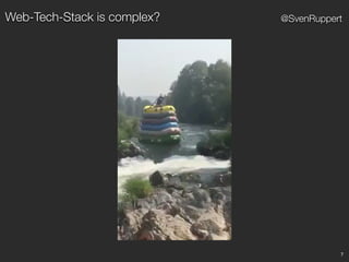 7
@SvenRuppertWeb-Tech-Stack is complex?
 