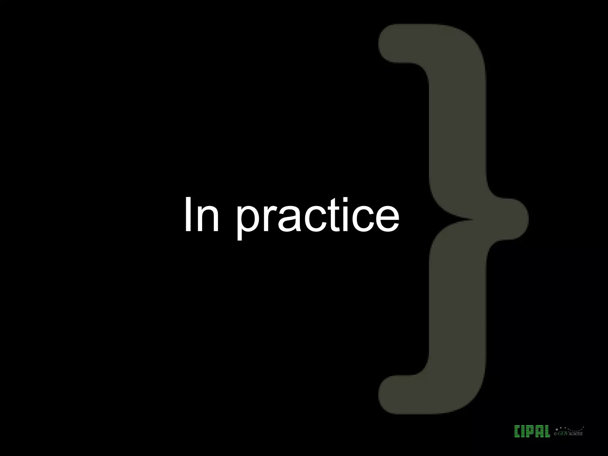 In practice