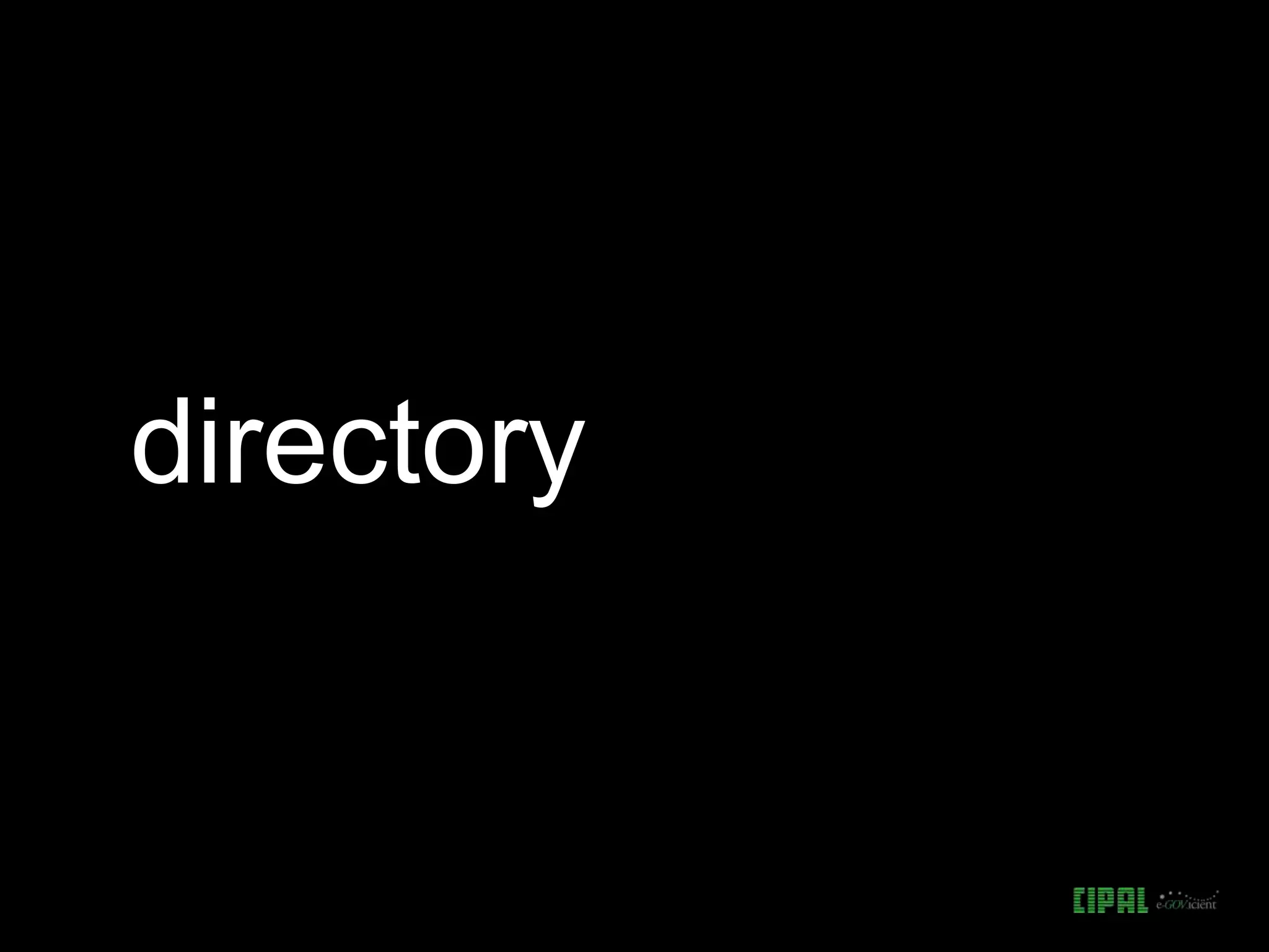 directory