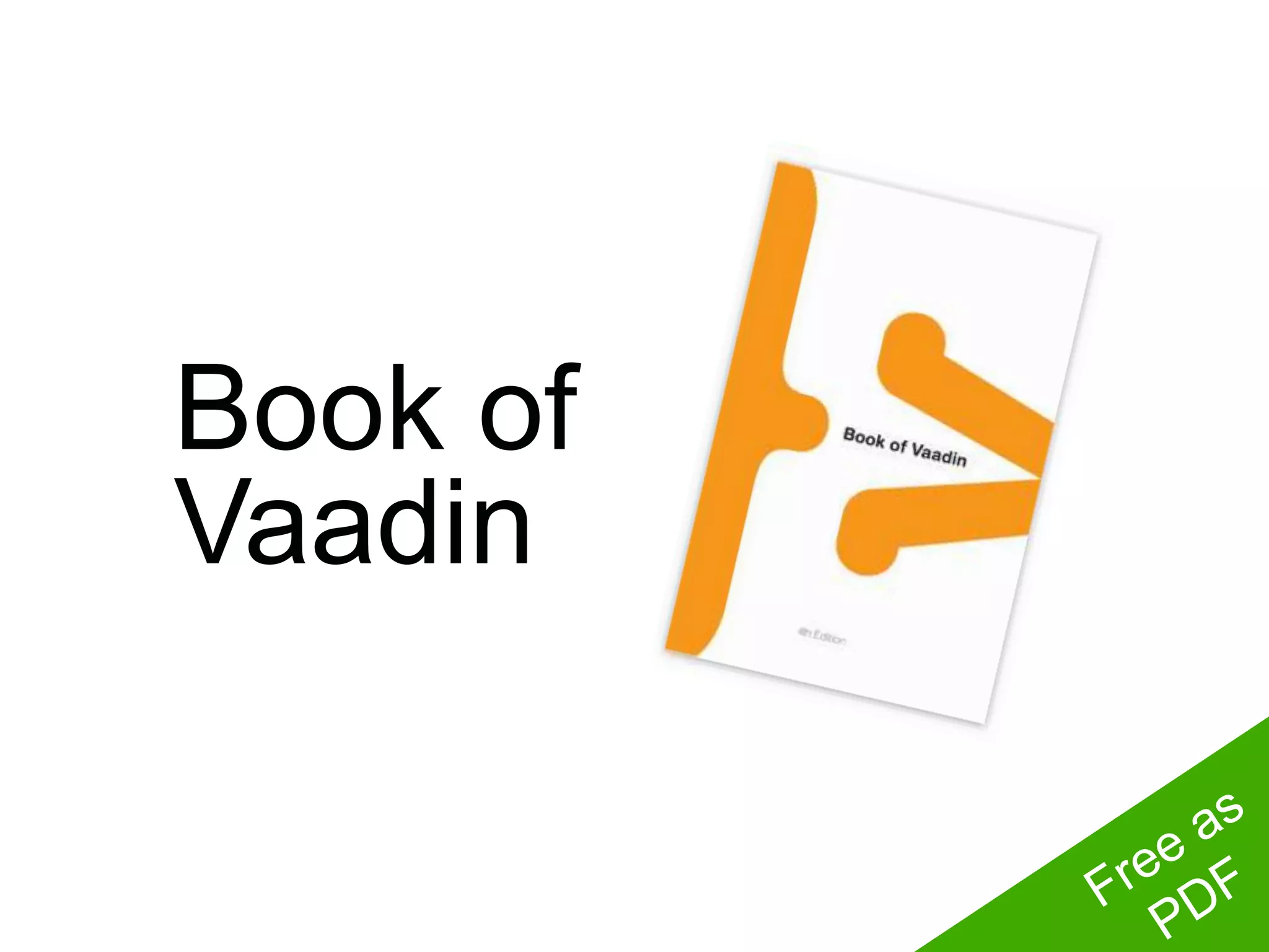 Book of
Vaadin