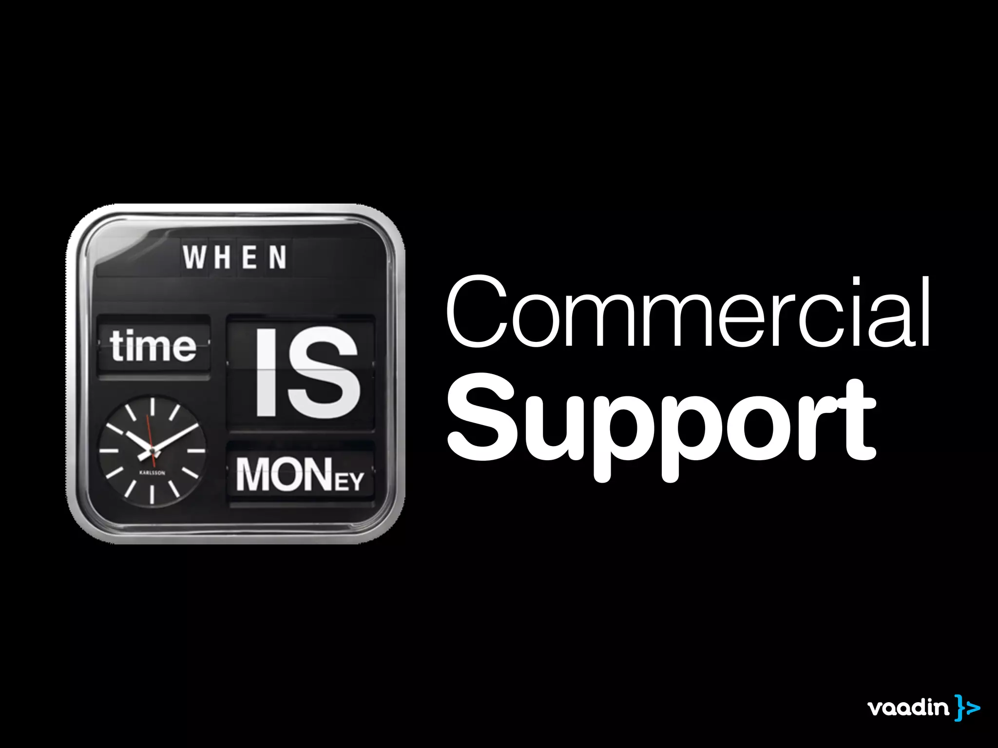 Commercial
Support
 