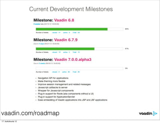 vaadin.com/roadmap
17. toukokuuta 12
 