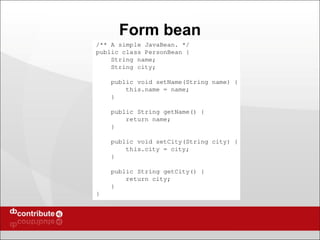 Form bean 