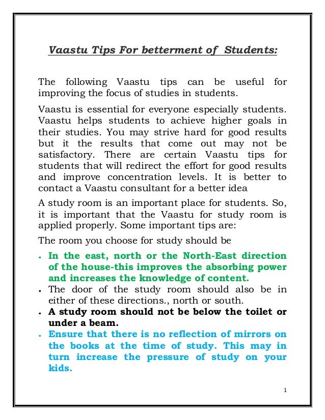 tips for students on how