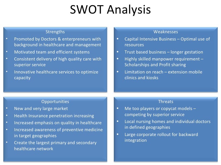 healthcare organization swot analysis Inova hospital system swot analysis the goal of the health system in the united states by carrying out a swot analysis, an organization is able to the inova hospital system is a health care organization and therefore a swot analysis is essential for it to be able to get their. healthcare organization swot analysis Inova hospital system swot analysis the goal of the health system in the united states by carrying out a swot analysis, an organization is able to the inova hospital system is a health care organization and therefore a swot analysis is essential for it to be able to get their.