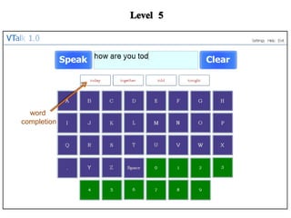 Level 5 word  completion 