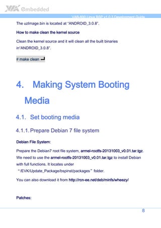 VIA VAB-600 Springboard Linux BSP Development Guide | PDF