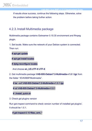 VIA VAB-600 Springboard Linux BSP Development Guide | PDF