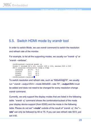 VIA VAB-600 Springboard Linux BSP Development Guide | PDF
