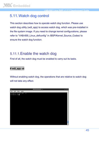 VIA VAB-600 Springboard Linux BSP Development Guide | PDF