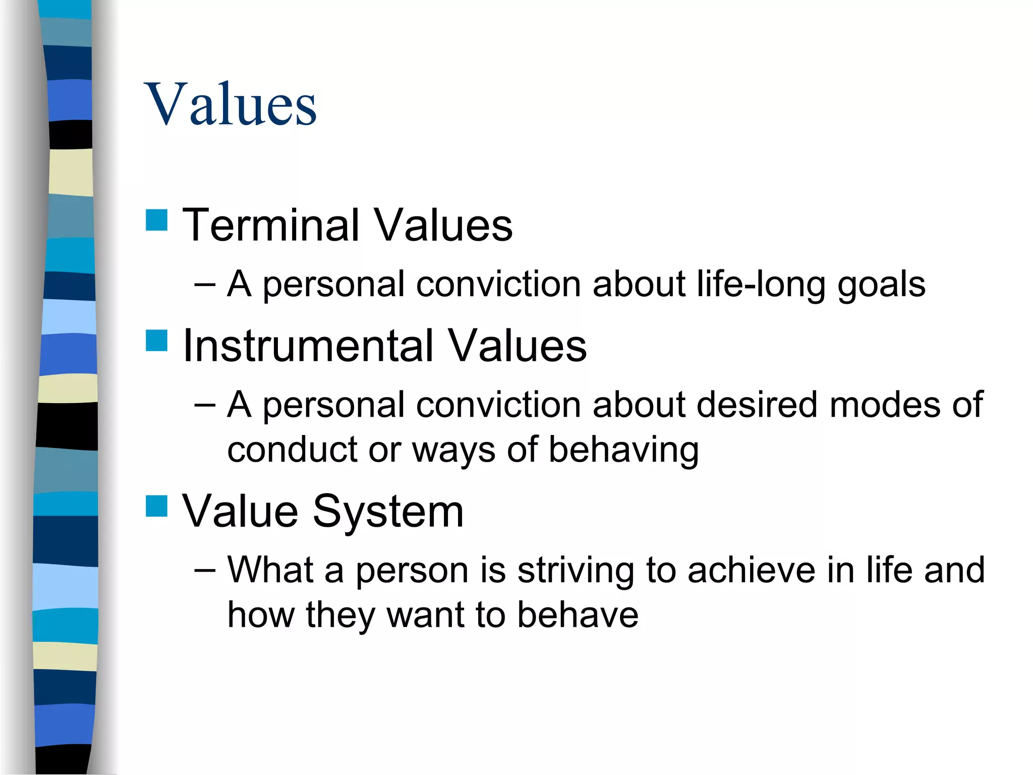Chapter 2 values, attitudes, emotions and culture the manager as a ...